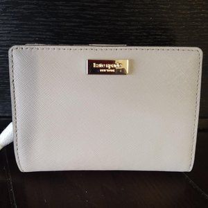 Kate Spade Newbury Lane Soft taupe Cara Wallet / Bifold